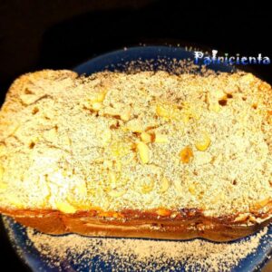 Bizcocho de plátano sin gluten en panificadora
