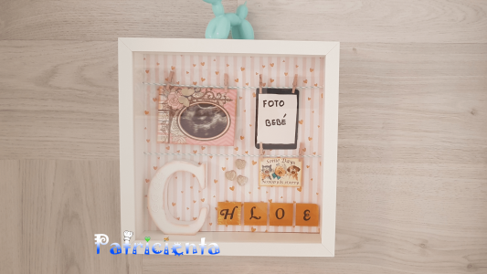 Cuadro infantil personalizado diy