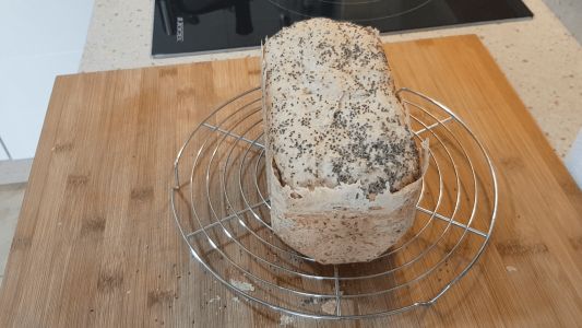 Pan con semillas en panificadora (13)