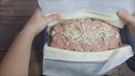 Redondo de carne picada relleno 11
